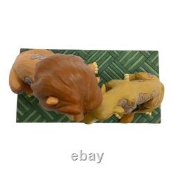 Enesco Disney Traditions Simba & Nala Snuggling Jim Shore Excellent JAPAN Enesco Disney Traditions Simba & Nala Snuggling Jim Shore Excellent JAPAN