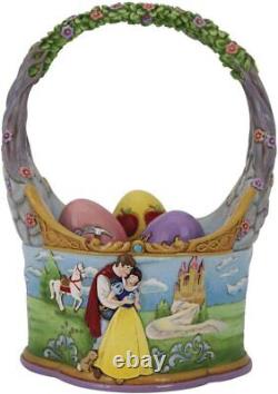 Enesco Disney Traditions Snow White Basket and Eggs Figurine, 8.6in H