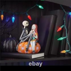 Enesco Disney Traditions Statue/Figure Jack and Sally Sitting on a Pumpkin