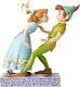 Enesco Disney Traditions By Jim Shore 65th Anniversary Peter Pan And Wendy Stone