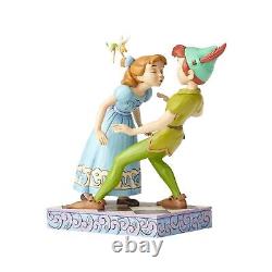 Enesco Disney Traditions by Jim Shore 65th Anniversary Peter Pan and Wendy Stone