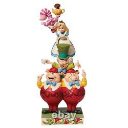 Enesco Disney Traditions by Jim Shore Alice in Wonderland Stacked Characters
