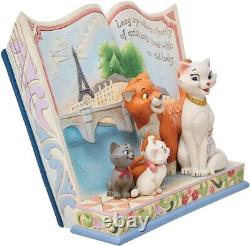 Enesco Disney Traditions by Jim Shore Aristocats Long Ago in Paris Storybook Fig