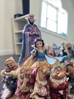 Enesco Disney Traditions by Jim Shore Carved Series Snow White & 7 Dwarfs