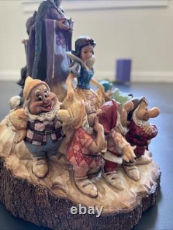 Enesco Disney Traditions by Jim Shore Carved Series Snow White & 7 Dwarfs
