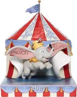 Enesco Disney Traditions by Jim Shore Dumbo Flying Out of Tent Scene, 9.5 Inch