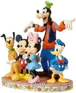 Enesco Disney Traditions by Jim Shore Fab Five The Gangs All Here Figurine