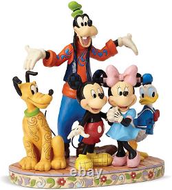 Enesco Disney Traditions by Jim Shore Fab Five The Gangs All Here Figurine, 8
