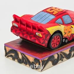 Enesco Disney Traditions by Jim Shore Ka-Chow Cars Lightning McQueen Figure used