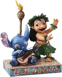 Enesco Disney Traditions by Jim Shore Lilo and Stitch Figurine, 7-3/4-Inch