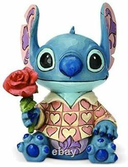 Enesco Disney Traditions by Jim Shore Lilo and Stitch Valentine Figurine, 6.1 I