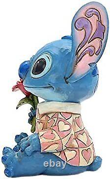 Enesco Disney Traditions by Jim Shore Lilo and Stitch Valentine Figurine, 6.1 I