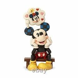 Enesco Disney Traditions by Jim Shore Mickey Mouse with Minnie Love Thought F