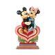 Enesco Disney Traditions By Jim Shore Mickey And Minnie Mouse Sitting On Hear