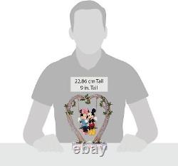 Enesco Disney Traditions by Jim Shore Mickey and Minnie Mouse on Heart Swing