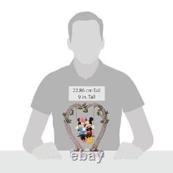 Enesco Disney Traditions by Jim Shore Mickey and Minnie Mouse on Heart Swing