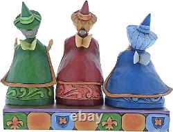Enesco Disney Traditions by Jim Shore Three Fairies Stone Resin Figurine, Mul