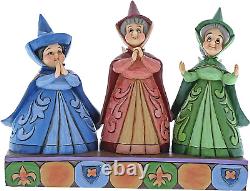 Enesco Disney Traditions by Jim Shore Three Fairies Stone Resin Figurine, Mul