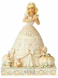 Enesco Disney Traditions by Jim Shore White Woodland Cinderella Figurine, 8 Inc