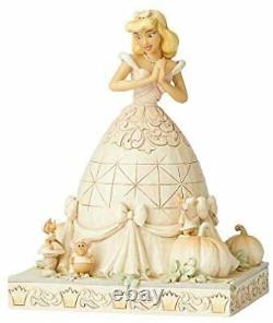 Enesco Disney Traditions by Jim Shore White Woodland Cinderella Figurine, 8 Inc