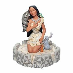 Enesco Disney Traditions by Jim Shore White Woodland Pocahontas Kneeling Figu