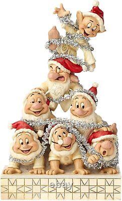 Enesco Disney Traditions by Jim Shore White Woodland Seven Dwarfs Figurine, 8