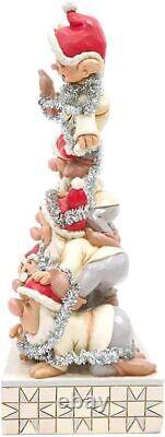 Enesco Disney Traditions by Jim Shore White Woodland Seven Dwarfs Figurine, 8