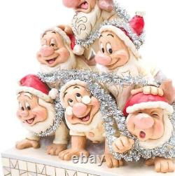 Enesco Disney Traditions by Jim Shore White Woodland Seven Dwarfs Figurine, 8