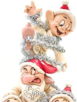 Enesco Disney Traditions by Jim Shore White Woodland Seven Dwarfs Figurine, 8