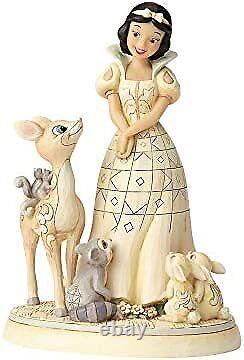 Enesco Disney Traditions by Jim Shore White Woodland Snow White Figurine, 7.8 I