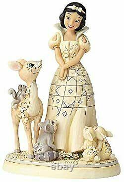 Enesco Disney Traditions by Jim Shore White Woodland Snow White Figurine, 7.8 I
