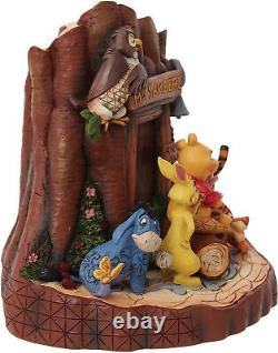 Enesco Disney Traditions by Jim Shore Winnie The Pooh Mount Sanders Carved by He