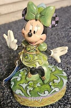 Enesco Disney Traditions by Jim Shore Wishing on a Shamrock Minnie Mouse 4037517