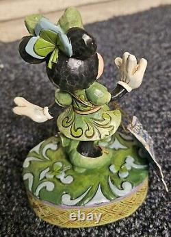 Enesco Disney Traditions by Jim Shore Wishing on a Shamrock Minnie Mouse 4037517