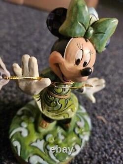 Enesco Disney Traditions by Jim Shore Wishing on a Shamrock Minnie Mouse 4037517