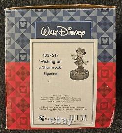 Enesco Disney Traditions by Jim Shore Wishing on a Shamrock Minnie Mouse 4037517
