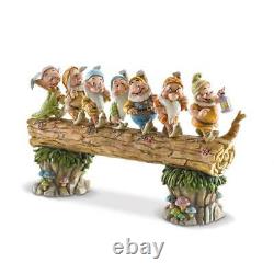 Enesco E1 Disney Traditions Jim Shore 8.2'' H Snow White Seven Dwarfs Figurine