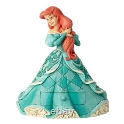Enesco Figurine Ariel with Shell Charm W14.2×H16.5×D13.2cm Disney Traditions 600