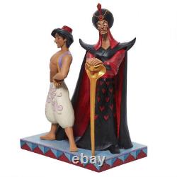 Enesco Jim Shore Disney Aladdin & Jafar Good vs Evil #6011927