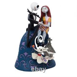 Enesco Jim Shore Disney Jack, Sally & Zero on Hill #6013054