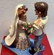 Enesco Jim Shore Disney Rapunzel & Flynn Wedding Withbox Unused Traditions Tangled