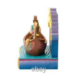 Enesco Jim Shore Disney Tangled Boat with LED Lanterns A Dream Come True