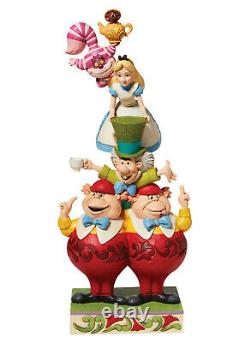 Enesco Jim Shore Disney Traditions Alice in Wonderland Stacked NIB # 6008997