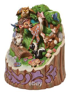 Enesco Jim Shore Disney Traditions Bambi Carved by Heart NIB # 6010086
