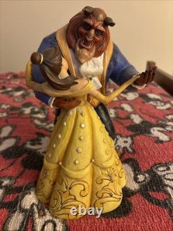 Enesco Jim Shore Disney Traditions Beauty and the Beast Midnight Waltz. 9 Tall