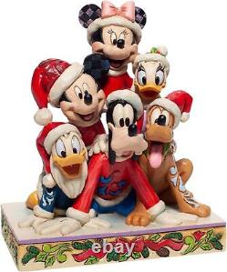 Enesco Jim Shore Disney Traditions Christmas Mickey Mouse and Friends