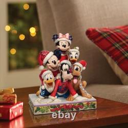 Enesco Jim Shore Disney Traditions Christmas Mickey Mouse and Friends