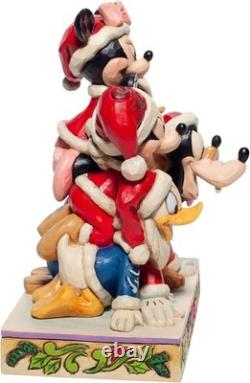 Enesco Jim Shore Disney Traditions Christmas Mickey Mouse and Friends