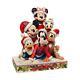 Enesco Jim Shore Disney Traditions Christmas Mickey Mouse And Friends Figurine
