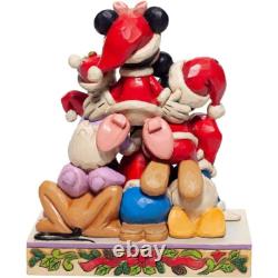 Enesco Jim Shore Disney Traditions Christmas Mickey Mouse and Friends Figurine